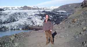 Tartarin au glacier de Sólheimajökull